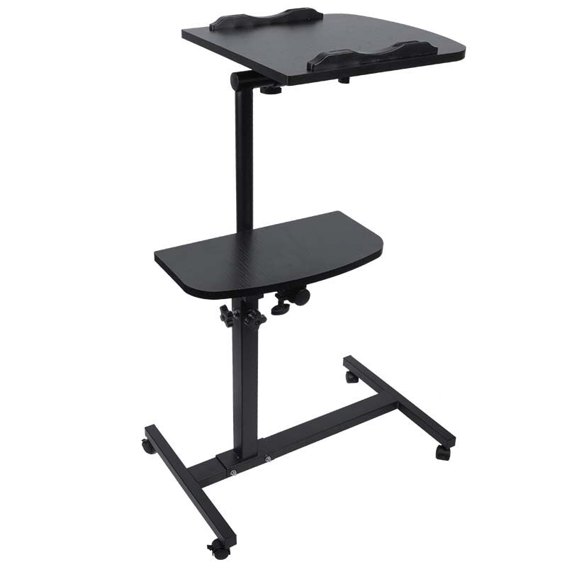Mesa para portátil ajustable con ruedas