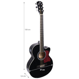 V-Tone EAG SET BK guitarra electroacústica + amplificador, Negra