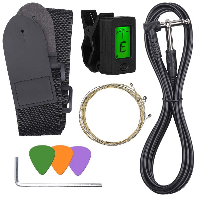 V-Tone EAG SET BK guitarra electroacústica + amplificador, Negra