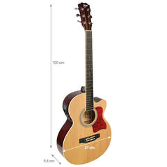 V-TONE EAG SET NT guitarra electroacústica + amplificador, Naturel