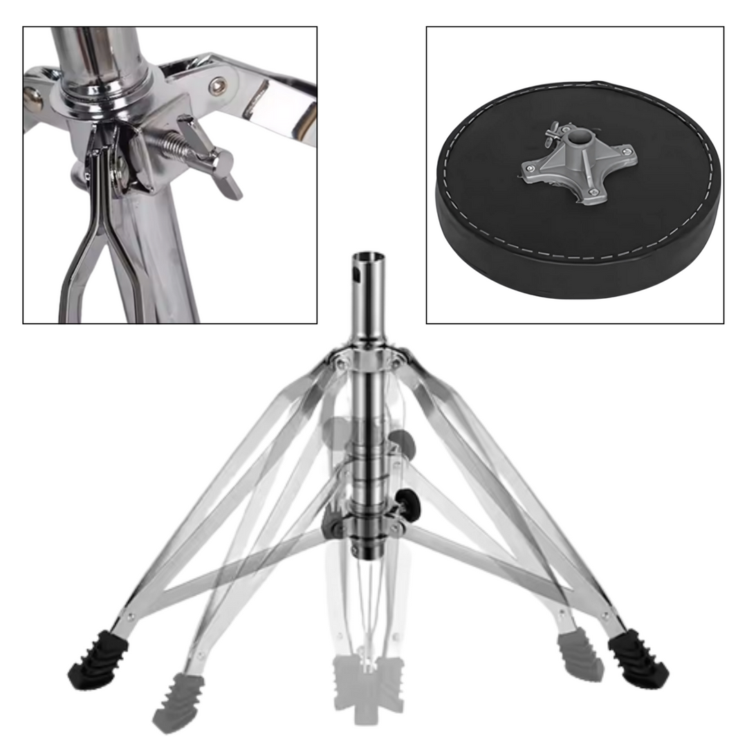 Taburete de batería infantil 38-58 cm. 50 kg.