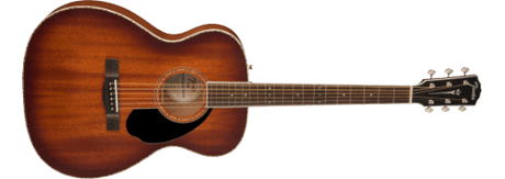 Fender PO-220E Orchestra Western Guitarra (Aged Cognac Burst)