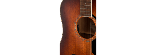 Fender PO-220E Orchestra Western Guitar (Aged Cognac Burst)