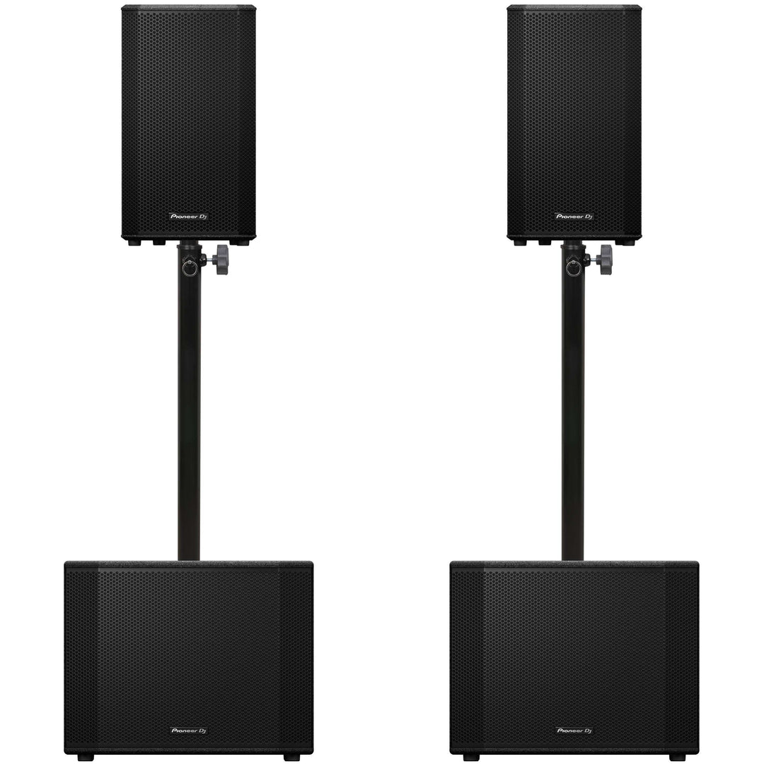 Pioneer DJ 2x XPRS-1152ST + 2x XPRS-102 Bundle