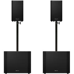 Pioneer DJ 2x XPRS-1182ST + 2x XPRS-102 Paquete