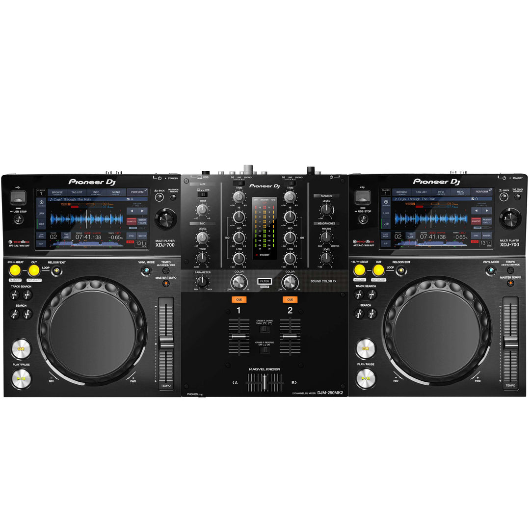 Pioneer DJ DJM-250 MK2 + XDJ-700 Paquete