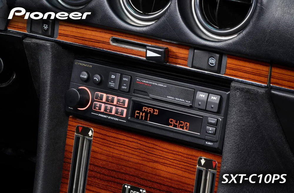Pioneer SXT-C10PS Retro Bilradio con DAB+ y Bluetooth