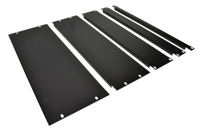 19" Panel de Rack Negro