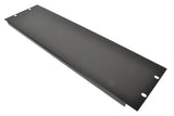 19" Black Rack Panel