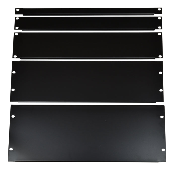 19" Panel de Rack Negro