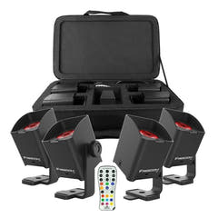 Chauvet FREEDOM H1 Lámpara de Batería 4 uds. c. Bolsa (negro)