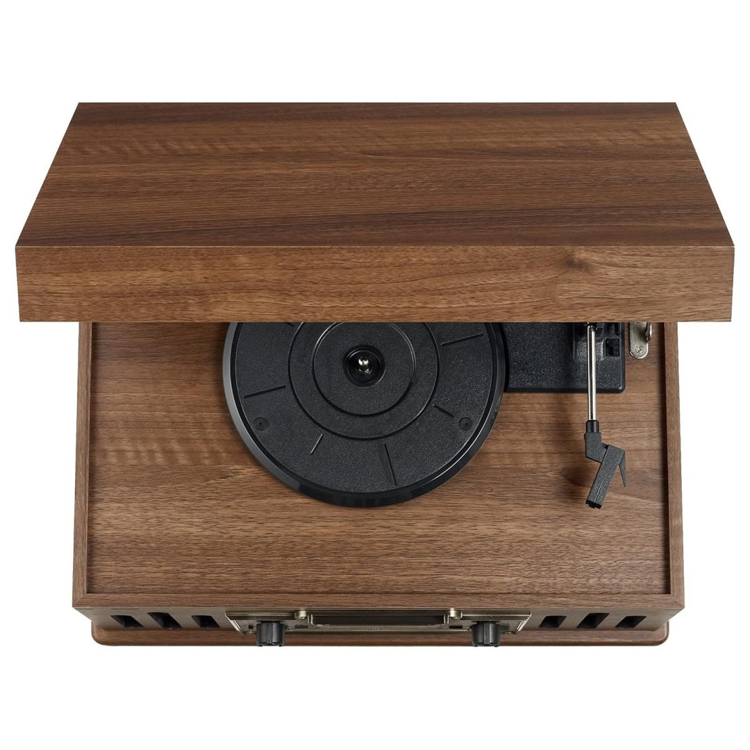 Crosley Musician Sistema de música 8 en 1, Nogal