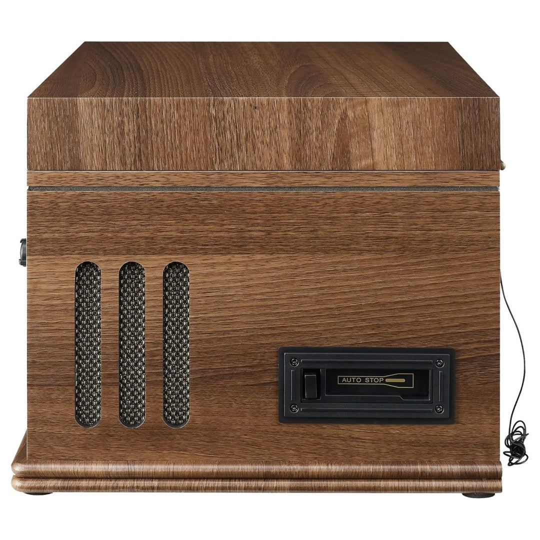 Crosley Musician Sistema de música 8 en 1, Nogal