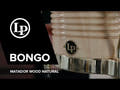 Latin Percusión Bongó Matador de madera - Natural (M201-AW)