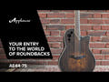 Applause AE44II guitarra electroacústica AE44-7S, Vintage Varnish Satin