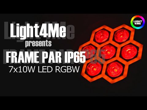 LIGHT4ME FRAME PAR IP65 7x10W