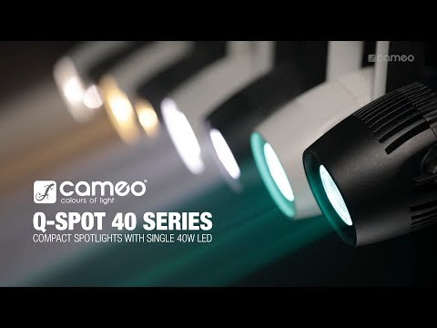 Cameo Q-SPOT 40 RGBW WH - spot compacto con LED RGBW de 40 W en carcasa blanca