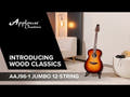 Guitarras acústicas Applause Wood Classics AAJ96-1 Jumbo de 12 cuerdas - Sunburst (AAJ96-1)