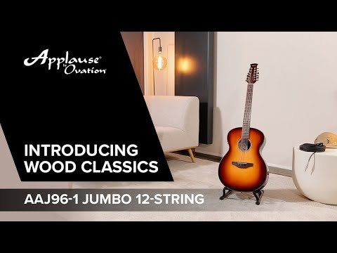 Applause Acoustic Guitar Wood Classics AAJ96-1 Jumbo 12-string - Sunburst (AAJ96-1)