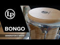 Latin Percussion Bongo Generation II de madera - Natural (LP201A-2)