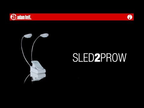 Adam Hall Stands SLED 2 PRO W - Luz LED para atril, blanco