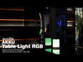 EUROLITE AKKU Lámpara de mesa RGB