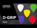 D-Grip Janicek Jazz púas, 1,00 mm, verdes, 6 unidades