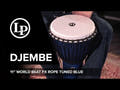 Latin Percussion Djembé World Beat FX afinado con cuerda - Copper (LP724C)