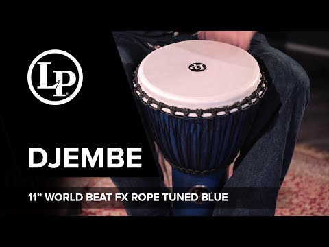 Latin Percussion Djembé World Beat FX afinado con cuerda - Copper (LP724C)