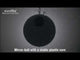 EUROLITE Mirror Ball 20cm black