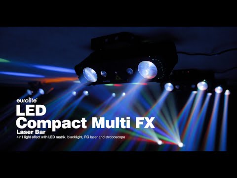 Eurolite LED Compact Multi FX Laser Bar 4 en 1