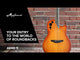 Applause E-Acoustic Guitar Super Shallow Cutaway - Honeyburst Satin (AE48-1I)