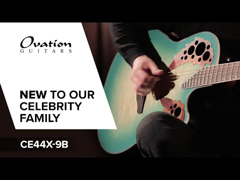 Ovation Guitarras E-Acoustic Celebrity Elite Plus Mid Cutaway - Mintburst (CE44X-9B-G)