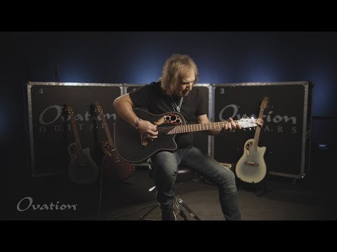 Adamas Guitarras electroacústicas 2087GT Deep Contour Cutaway - Black (2087GT-5-G)