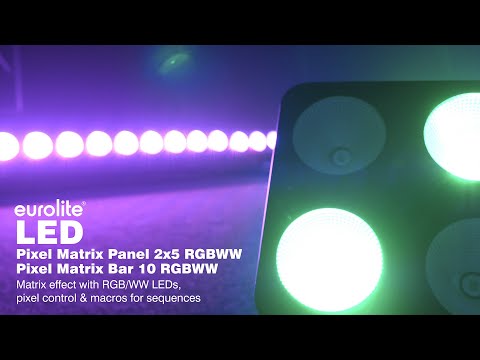EUROLITE LED Barra de matriz de píxeles 10 RGB/WW