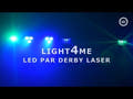 Light4Me T-Bar LED PAR Derby Láser MultiBar