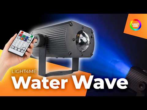 Light4Me Water Wave 3W RGB efecto de luces