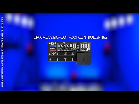 EUROLITE DMX Move Bigfoot Controlador de pedal 192