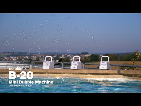EUROLITE B-20 Mini máquina de burbujas