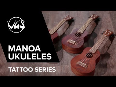 Ukulele soprano GEWA Manoa Tattoo - Soprano (Diseño maorí)