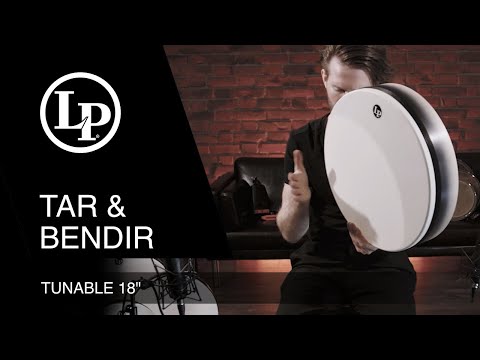 Latin Percussion Tambores de marco Bendirs afinables - 18" x 4" (LP5030BF)