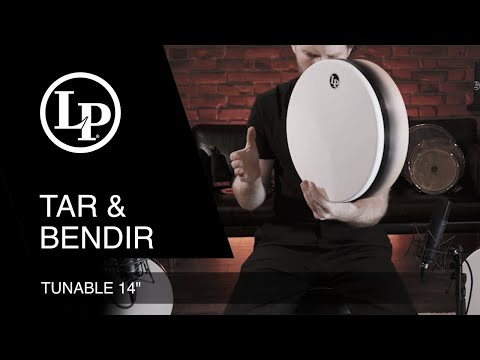 Latin Percussion Frame Drums Bendirs afinables - 14" x 4" (LP5028BF)