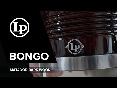Latin Percussion Bongo Matador de madera - Dark (M201)