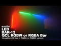 Eurolite Set 4x BARRAS LED-12 QCL RGBW Bar + Flightcase