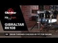 Gibraltar Trono de batería Rock Hardware Series - RK108