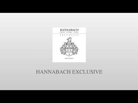 Hannabach Exclusive juego de cuerdas de bajo D4, A5 y E6, guitarras clásicas, MT
