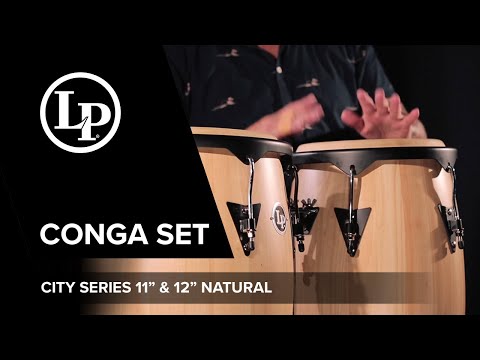 Latin Percussion Set de congas City Series - 11" y 12" (LP647NY-AW)