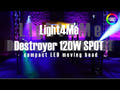 Light4Me Destroyer 120 W Spot Cabezas Móviles LED