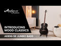 Applause Wood Classics AEB96-5E Jumbo Bass bajo electroacústico, negro mate
