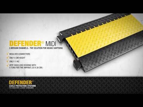 Defender MIDI 5 2D SET BLU - Sistema modular, 5 canales | SET azul | transición apta para sillas de ruedas | altura 5,4 cm